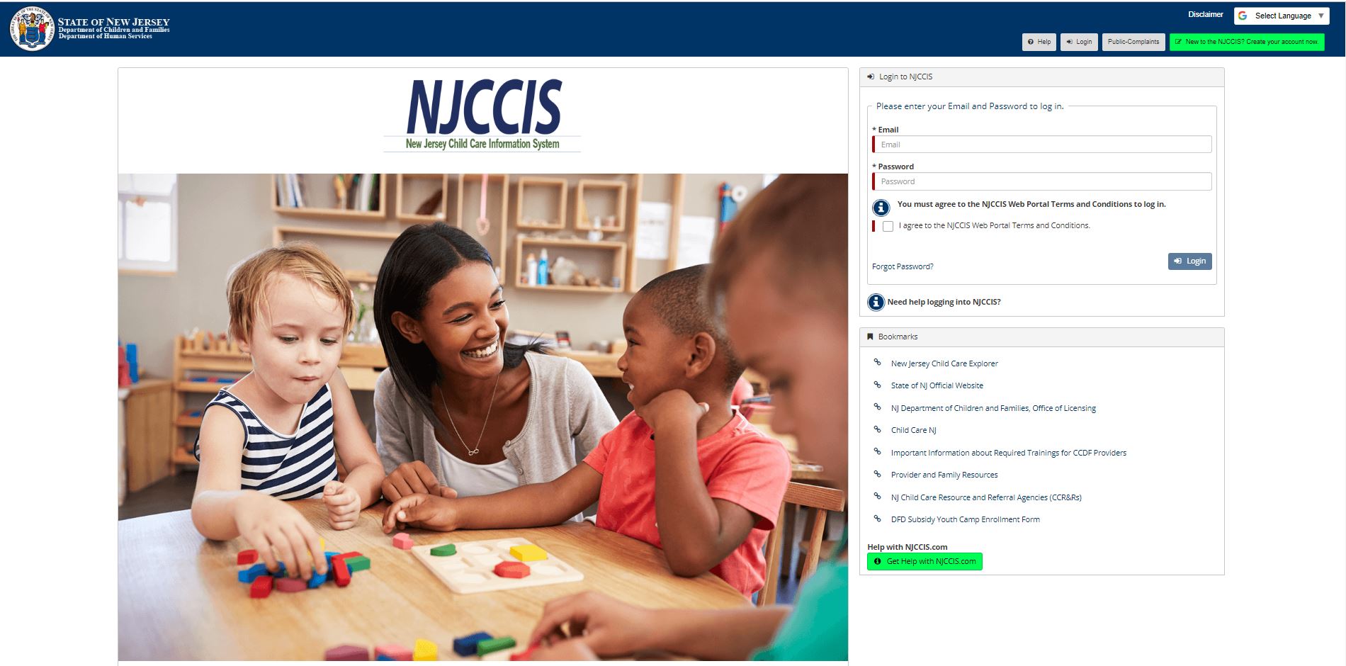 New Jersey Child Care Project
